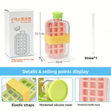 Tycozev™ IcePress — Press-Fill Ice Cube Water Bottle