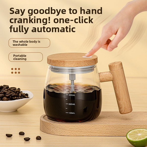 Tycozev™ StirMug — Self-Stirring Electric Mug with Heating Coaster