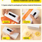 Tycozev™ SealPod — Rechargeable Handheld Bag Sealer