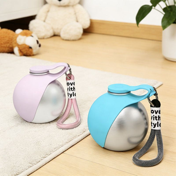 Tycozev™ PawFlask — Foldable Stainless Steel Dog Water Bottle