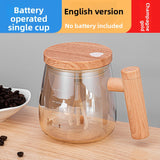 Tycozev™ StirMug — Self-Stirring Electric Mug with Heating Coaster