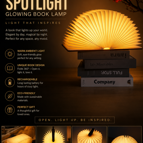 LibroLume® Kinetic AccentThe Luxury 360-Degree Panoramic Living Space Masterpiece