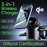 Tycozev™ PowerNest Pro — 3-in-1 Fast Wireless Charger